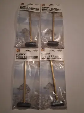Danielson 015789028190 Standard Size Slinky Tube Ramrod Magnum Catfish No Snag Weight 4 Pks