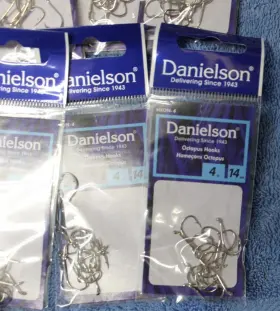 Danielson 032054018366 12 Pkgs 168 Hooks Hxon-4 Size 4 Octopus Nickel Buy In Bulk New