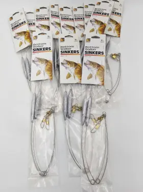 Danielson 032054026941 12 Packs Bottom Walker Bouncer Sinkers 1 1/2 Oz 24 Total Pieces Danielson 032054026941 12 Packs Bottom Walker Bouncer Sinkers 1 1/2 Oz 24 Total Pieces