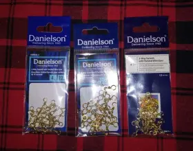 Danielson 032054030436 3 Pks 3-way Swivels W Twisted Eyes Size 2 And 4 - 12 Per Pk 1600gr-4 Danielson 032054030436 3 Pks 3-way Swivels W Twisted Eyes Size 2 And 4 - 12 Per Pk 1600gr-4