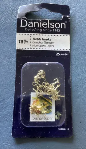 Danielson 123745-maurice Hooks Treble Sp Gold Sz 18 Fishing Products Danielson 123745-maurice Hooks Treble Sp Gold Sz 18 Fishing Products