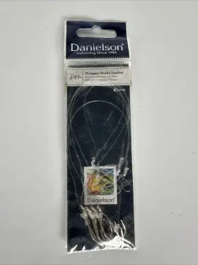 Danielson 128noh-2/0 Snelled Octopus Hook Size 2/0 6pk