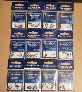 Danielson 1600spblk-14 Lot Of 12 Ball Bearing Swivels Size 14 8-piece Bags New Danielson 1600spblk-14 Lot Of 12 Ball Bearing Swivels Size 14 8-piece Bags New