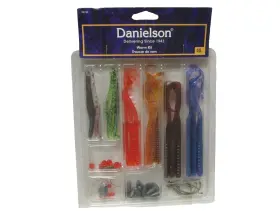 Danielson Wk100 Worm Kit Spoons Spinners Flies Hooks Swivels And Sinkers 40 Pieces
