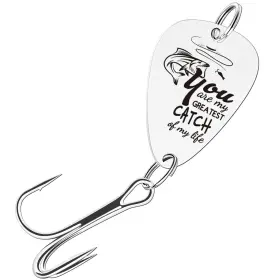 Deizang 769129580328 You Are The Greatest Catch Of My Life Funny Fishing Lure Hook Gift For