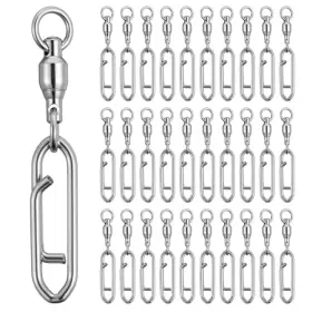 Dimeho 650600 1 Uyniszgr 30pcs Fishing Speed Clips Change Snap Swivels Power Ball Bearing Dimeho 650600 1 Uyniszgr 30pcs Fishing Speed Clips Change Snap Swivels Power Ball Bearing