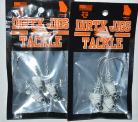 Dirty Jigs Tackle Tbsugs-14 2 Packs Tactical Bassin Screw Swimbait Head 1/4oz Gizzard Shad Dirty Jigs Tackle Tbsugs-14 2 Packs Tactical Bassin Screw Swimbait Head 1/4oz Gizzard Shad
