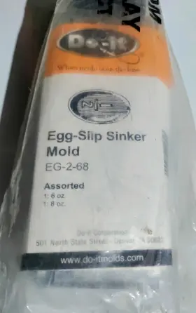 Do-it Eg-2-68 Egg-slip Sinker Mold Do-it Eg-2-68 Egg-slip Sinker Mold