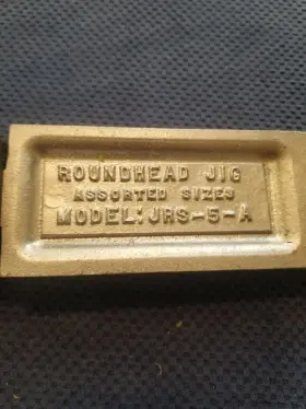 Do-it Jrs-5-a Do-it Roundhead Jig Makes 5/8 1/2 3/8 1/4 1/8 Oz Lead Mold Used