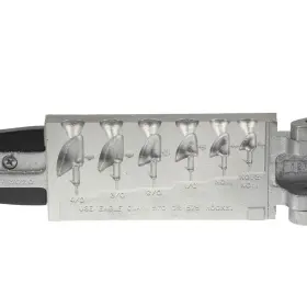 Do-it Molds 025724030201 Do-it Erie Jig Mold - Sz 1/8 1/4 3/8 1/2 5/8 3/4 Do-it Molds 025724030201 Do-it Erie Jig Mold - Sz 1/8 1/4 3/8 1/2 5/8 3/4