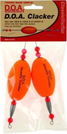 Doa 61999 Oval Clacker Float Rights Itself Better Visibility And It Rattles
