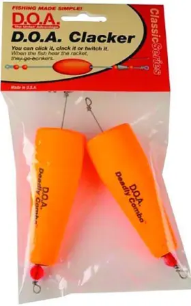 Doa 62999 Popper Clacker Pre-rigged And Ready To Fish 2 Per Pack