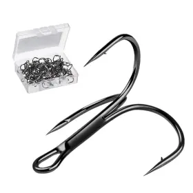 Donql 714890954632 Fishing Hooks Treble Hook High Carbon Steel Super Sharp Solid Tr Donql 714890954632 Fishing Hooks Treble Hook High Carbon Steel Super Sharp Solid Tr