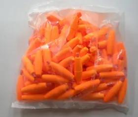 Dorman C150or-100 Comal C150-or-100 1-1/2 Inch X 1/2 Orange Torpedo Float With Pegs Inserted Bag Of 100 Dorman C150or-100 Comal C150-or-100 1-1/2 Inch X 1/2 Orange Torpedo Float With Pegs Inserted Bag Of 100