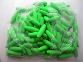 Dorman C300g-100 Comal C300-g-100 3 Inch X 13/16 Green Torpedo Float With Pegs Inserted Bag Of 100