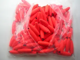 Dorman C300r-100 Comal C300-r-100 3 Inch X 13/16 Red Torpedo Float With Pegs Inserted Bag Of 100