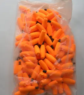 Dorman Hc150or-100 Comal Hc150-or-100 1-1/2 Inch X 9/16 Orange Torpedo Float With Peg Inserted Bag Of 100