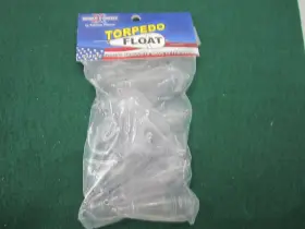 Double X Tackle Tpl-1/12 New Torpedo Float 3/8 Oz Clear Bag Of 12 Cast Flies/poppers Troll #tpl-1/12 Double X Tackle Tpl-1/12 New Torpedo Float 3/8 Oz Clear Bag Of 12 Cast Flies/poppers Troll #tpl-1/12