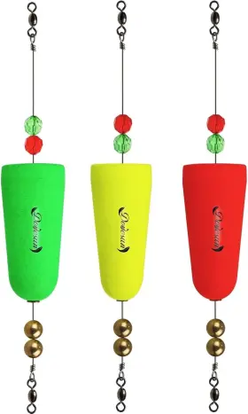 Dovesun 313108345325 Fishing Bobbers Popping Cork Weighted Floats Corks