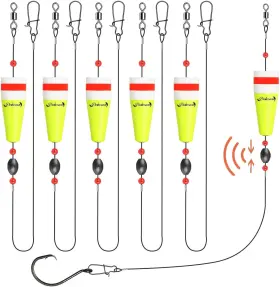 Dovesun 711181604214 Popping Cork Float Rig Weighted Fishing Bobbers Floats Corks