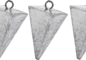 Dr.fish 744110646320 Dr.fish 5 Pack Pyramid Fishing Sinkers 1-8oz Lead Weights For Surf Fis