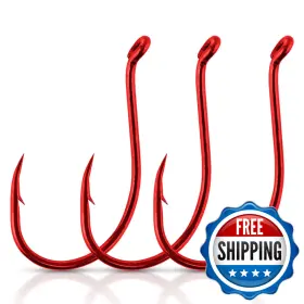 Dr.fish B0fcm3xx29 Dr.fish 100 Pack Octopus Fishing Hook Saltwater Freshwater Live Bait Offset Dr.fish B0fcm3xx29 Dr.fish 100 Pack Octopus Fishing Hook Saltwater Freshwater Live Bait Offset