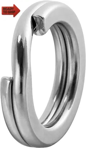 Dr.fish Dftssb4 Dr.fish Stainless Steel Split Ring High Strength 9-400lb Flattened Hyper Wire H