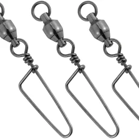 Dr.fish Dftsyn5 Dr.fish 20 Pack Fishing Snap Swivels Ball #5-126lb 2.25 Inch Black Nickel Dr.fish Dftsyn5 Dr.fish 20 Pack Fishing Snap Swivels Ball #5-126lb 2.25 Inch Black Nickel
