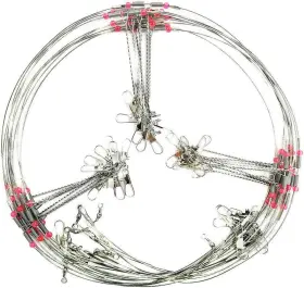 Drchoer 734779976425 10pcs Fishing Wire Leader Saltwater Tackle Rig 70lb High-strength
