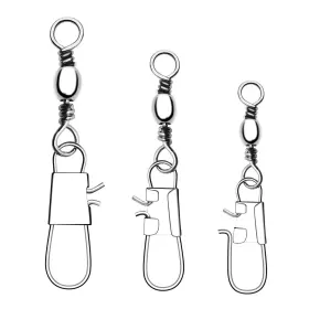 Dunkteam 726451898637 100 Pcs Fishing Swivels Snap Stainless Steel Swivel Line Connector Inch