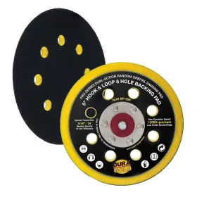 Dura-gold Bp-558 Dura-gold Pro Series 5 Inch Hook And Loop Da Backing Plate Pad 8 Hole Pattern Dustles Dura-gold Bp-558 Dura-gold Pro Series 5 Inch Hook And Loop Da Backing Plate Pad 8 Hole Pattern Dustles
