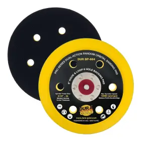Dura-gold Bp-664 Dura-gold Pro Series 6 Inch Hook And Loop Da Sander Backing Plate Pad Hole Pattern