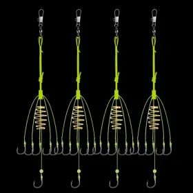 Dyxssm 784115675598 Fishing Feeder Carp Hooks With Spring Pack Of 4 G Dyxssm 784115675598 Fishing Feeder Carp Hooks With Spring Pack Of 4 G
