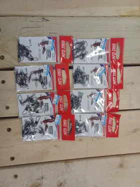 Eagle Claw 01042-007 Lot Of 8 Barrel Snap Swivel 6ct