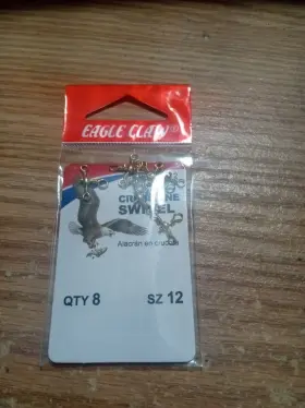 Eagle Claw 01061-012 3 Way Fishing Swivel 8 Per Pack Size 12 Eagle Claw 01061-012 3 Way Fishing Swivel 8 Per Pack Size 12