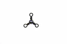 Eagle Claw 01252-006 3-way Swivel Black Finish Size 6