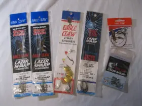Eagle Claw 028632801864 Vtg 6-packages Fishing Supplies Snelled Hooks/leaders/spinners