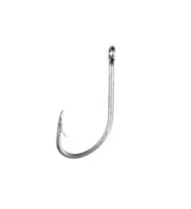 Eagle Claw 047708025065 Stainless Hook Plain Shank 100ct Size 4/0