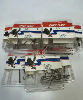 Eagle Claw 047708083010 Qty 100 072r-1 Size 1 2x Long