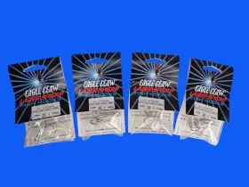 Eagle Claw 047708124942 Four 4-packs 16 Hooks Lazer Sharp 2x Treble Size 2/0 Needle Point Eagle Claw 047708124942 Four 4-packs 16 Hooks Lazer Sharp 2x Treble Size 2/0 Needle Point