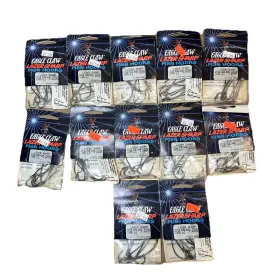 Eagle Claw 047708170437 Lot Of 10 Lazer Sharp Fish Hooks L045g 4/0 Bronze Eagle Claw 047708170437 Lot Of 10 Lazer Sharp Fish Hooks L045g 4/0 Bronze