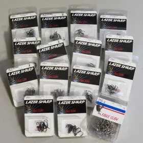 Eagle Claw 047708529273 Lot 70 Premium Lazer Sharp Treble Hook Size 4 Plus Bonus Box Eagle Claw 047708529273 Lot 70 Premium Lazer Sharp Treble Hook Size 4 Plus Bonus Box