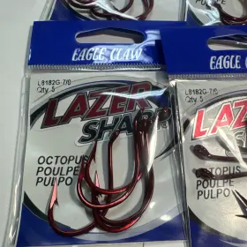 047708605649 EAGLE CLAW Alaskan Sea Guard Octopus Hooks 047708605649 EAGLE CLAW Alaskan Sea Guard Octopus Hooks