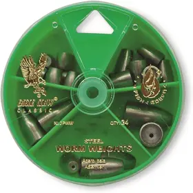 Eagle Claw 047708670616 Worm Weight Value Pack One Size Multi