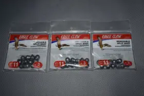Eagle Claw 047708703161 Removable Split-shot Sinkers Size 3 Count 33 Packs Eagle Claw 047708703161 Removable Split-shot Sinkers Size 3 Count 33 Packs
