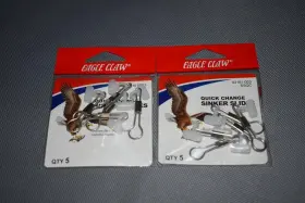 Eagle Claw 047708712231 Quick Change Sinker Slider 2 Packs Eagle Claw 047708712231 Quick Change Sinker Slider 2 Packs