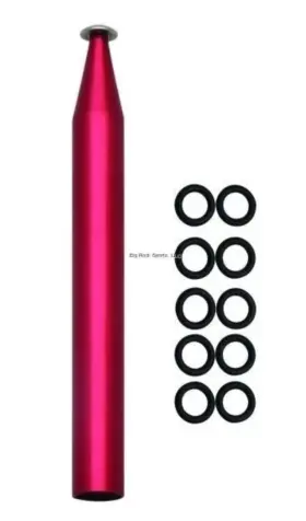 Eagle Claw 047708747875 Wacky Worm Fishing Tool Anodized Red Aluminum Finish New