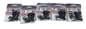 Eagle Claw 047708758666 - Ewg Work Hook 5 Pack Lps092pg-4/0