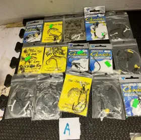 Eagle Claw 047708764070 Fishing Hooks Lot All Unused Free Shipping