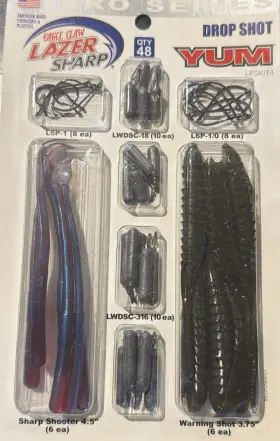 Eagle Claw 047708798013 Lazer Sharp Pro-series Drop Shot Kit Eagle Claw 047708798013 Lazer Sharp Pro-series Drop Shot Kit